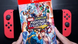 Marvel vs Capcom Fighting Collection Arcade Classics Digital Game Nintendo Switch OLED Gameplay [upl. by Nosreip783]