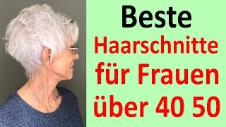 KURZE Haarschnitte 2020 für ältere FRAUEN 40 50 60 plus [upl. by Derej]