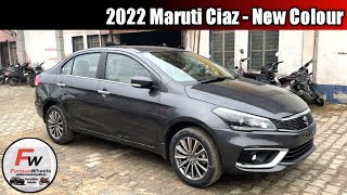 2022 Maruti Suzuki Ciaz  New Grey Colour  New Ciaz 2022 Grey Colour  Ciaz 2022 New Colours [upl. by Anaihr]