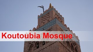 Koutoubia  The largest mosque in Marrakesh Morocco [upl. by Brackett893]