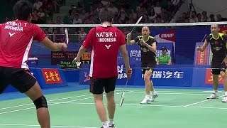 TAhmadLNatsir v Zhang NZhao YLXDSF Wang Lao Ji BWF World Champ2013 [upl. by Notsag]