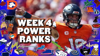 Very HONEST NFL Power Rankings Week 4 [upl. by Oliric]