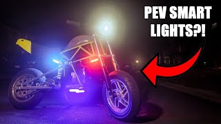 ITS LIT  Shredlights Underglow amp Lighting Kit for PEVs and Razor Mini Motos [upl. by Gaidano30]