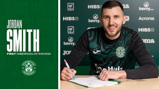 Jordan Smiths First Hibs Interview  Hibernian FC [upl. by Enniotna]