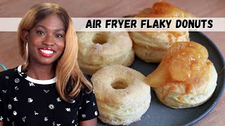 Easy and Flaky Air Fryer Donuts made with Puff Pastry So easy and delicious [upl. by Jaye]