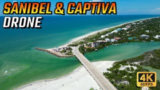 Sanibel Island  Blind Pass Aerial View [upl. by Templia]