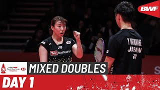 HSBC BWF World Tour Finals 2023  WatanabeHigashino JPN vs PuavaranukrohTaerattanachai THA [upl. by Erodavlas]