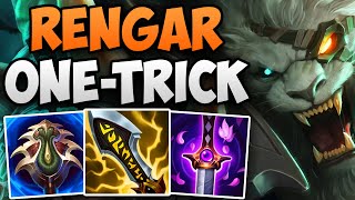 CHALLENGER RENGAR MAIN INSANE SOLO CARRY GAMEPLAY  CHALLENGER RENGAR JUNGLE  Patch 1412 S14 [upl. by Quillon360]