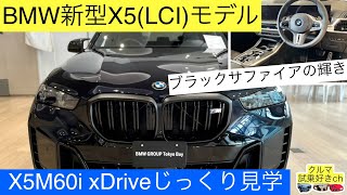 フェイスリフトしたBMW X5見学 M60i内装•外装をレビュー！BMW new X5 M60i xDrive review [upl. by Lauryn]