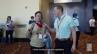 Getting Kicked Out of the Democratic Socialists of America Convention  Ben Meets America [upl. by Gib305]