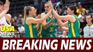 Paris 2024 olympics basketball tess madgen to lead opals squad lauren jackson makes a comeback [upl. by Ralina452]