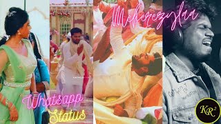 💕 Meherezylaa 💕 Maanaadu  STR  Yuvan  Female amp Male version  Whatsapp Status Full Screen [upl. by Brnaby]