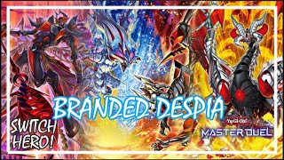 VIEWER REQUEST BRANDED DESPIA 2024 COMBO RANKED GAMEPLAY YuGiOh Master Duel branded despia [upl. by Dihgirb]