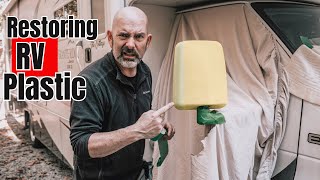 HOW TO RESTORE RV YELLOWING PLASTIC [upl. by Seth561]