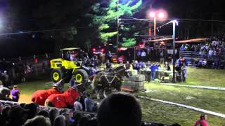 Draft Horse Pull 2013 Deerfield Fair NH Pulling Video 50 [upl. by Danie]