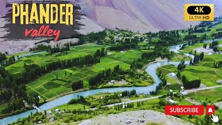 4k Drone View  Phander  Ghizer Valley  GilgitBaltistan  Road Guide [upl. by Atirabrab]