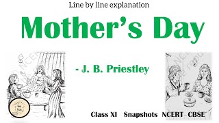 Mothers Day by J B Priestley  SNAPSHOTS  Class 11  in Tamil  NCERT [upl. by Saucy]