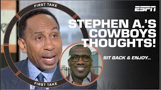 Stephen A tells Shannon Sharpe the Cowboys GOT PUNKED by the Bills 😬  First Take [upl. by Eecyak]