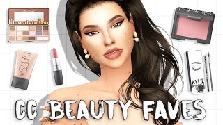 The Sims 4 CC Beauty Favorites 8  Hairs Kylie Kyshadows amp Kyliners  MORE [upl. by Ytirehc]