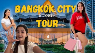 Bangkok වල ලොකුම shopping mall එකට යමුද🤭🛍️ City Tour in bangkok 🇹🇭 boat එකෙත් යන්න වුනා😭 [upl. by Sarat]