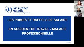 Webinaire  Primes et rappels de salaire en accident de travailmaladie professionnelle [upl. by Tiffanie]