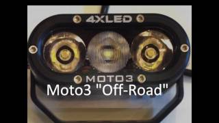 Moto3 Scheinwerfer von 4XLED im Vergleich [upl. by Goldwin425]