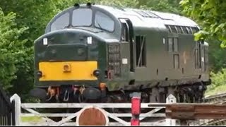 UK Ruston engined Class 37 37905 at the Mid Hants Railway MHR Watercress line Hampshire [upl. by Boorman829]