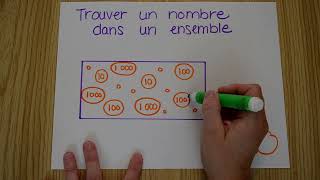 Mathématique  trouver un nombre dans un ensemble u d c um [upl. by Thomasine]