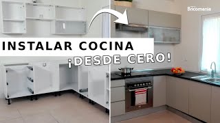 Cómo montar e INSTALAR COCINA desde cero  Tarea completa con Bricomania [upl. by Arleen]