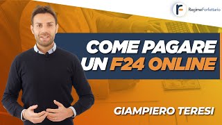 Come pagare un Modello F24 Online anche con credito [upl. by Arreis]