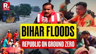 Bihar Grapples With Severe Floods Thousands Homeless  Republic Ground Report [upl. by Anuaek]