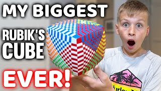 HUGE 15x15 Rubik’s Cube Solved [upl. by Lybis]