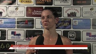 Kickboxing Janique Avanthay est remontée sur le ring à Martigny [upl. by Garnes]