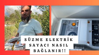 süzme elektrik sayacı nasıl bağlanır [upl. by Eniagrom454]