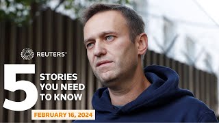 Navalny dies in Russian jail  Five stories you need to know  REUTERS [upl. by Alisun10]