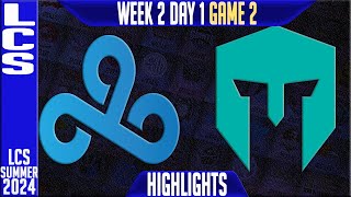 C9 vs IMT Highlights Game 2  LCS W2D1 Summer 2024  Cloud9 vs Immortals Week 2 Day 1 G2 [upl. by Kruse541]