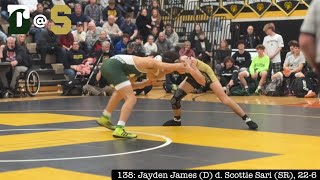 5  Delbarton at Southern Jan 24th 2024 138 Jayden James D d Scottie Sari SR 226 [upl. by Halyk]