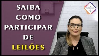 2  Saiba como participar de Leilões [upl. by Paddy]