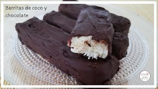 BARRITAS DE COCO Y CHOCOLATE [upl. by Yelda41]