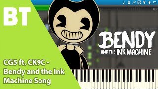 CG5 ft CK9C  Bendy and the Ink Machine Song Spotlight Piano Cover  Sheets [upl. by Goddart405]