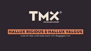 Erklärung Behandlung Übungen Hallux Valgus amp Hallux Rigidus  TMX® Trigger [upl. by Yrome205]