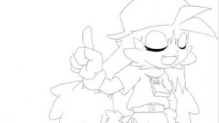 Klonoa Caipirinha Dance Not Colored Version [upl. by Eniluj]