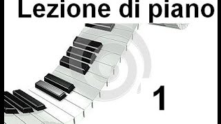 Lezione di pianoforte 1  Riconoscere le note sulla tastiera [upl. by Yarrum808]