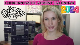 LOOKFANTASTIC 2024 ADVENT CALENDAR UNBOXING [upl. by Jadd]