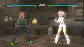 DEAD OR ALIVE 5  Ayane VS Honoka PC Mod [upl. by Ennaerb]