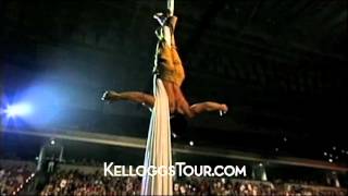 Nastia Liukin Promos Kelloggs Tour of Gymnastics Champions at the Tampa Bay Times Forum [upl. by Llednohs]