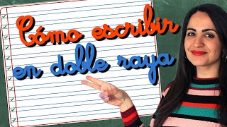 ✍️ EJERCICIOS de CALIGRAFÍA en RAYA DOBLE 📄 [upl. by Noreht]