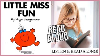 Little Miss Fun by Roger Hargreaves  Read aloud with Story Time Kids [upl. by Nyladnek768]