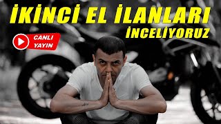 İkinci el Motosiklet ilanlarını inceliyoruz  Kolaçan Canlı yayın [upl. by Lefkowitz]