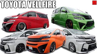 4KTOYOTA VELLFIRE modified bodykit  ヴェルファイア カスタム フルエアロ [upl. by Kellie]